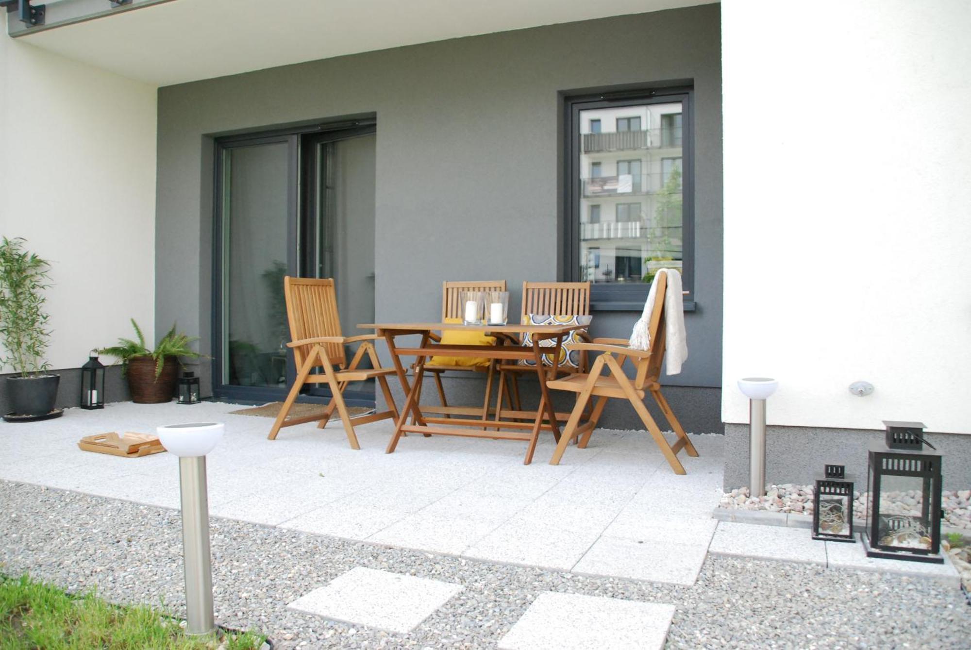 Relax&comfort New Waw 50 Sqm With Terrace, Garden, Free Parking And Ac Varšava