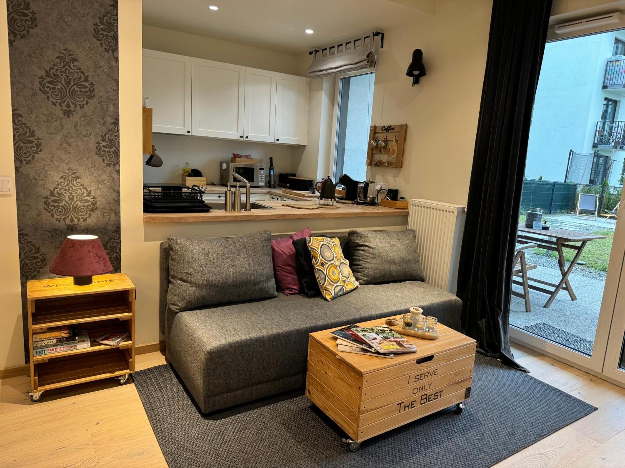 Apartmán Relax&comfort New Waw 50 Sqm With Terrace, Garden, Free Parking And Ac
